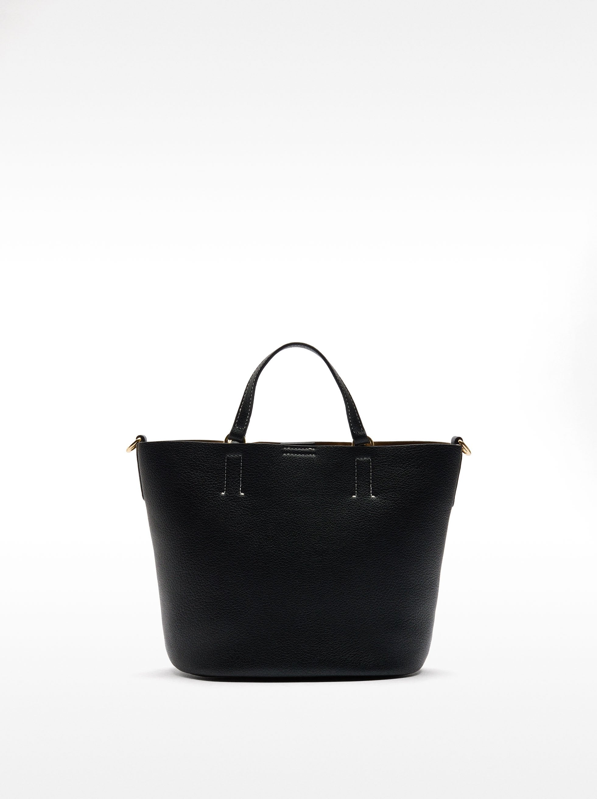 Cartera Tote Con Colgante