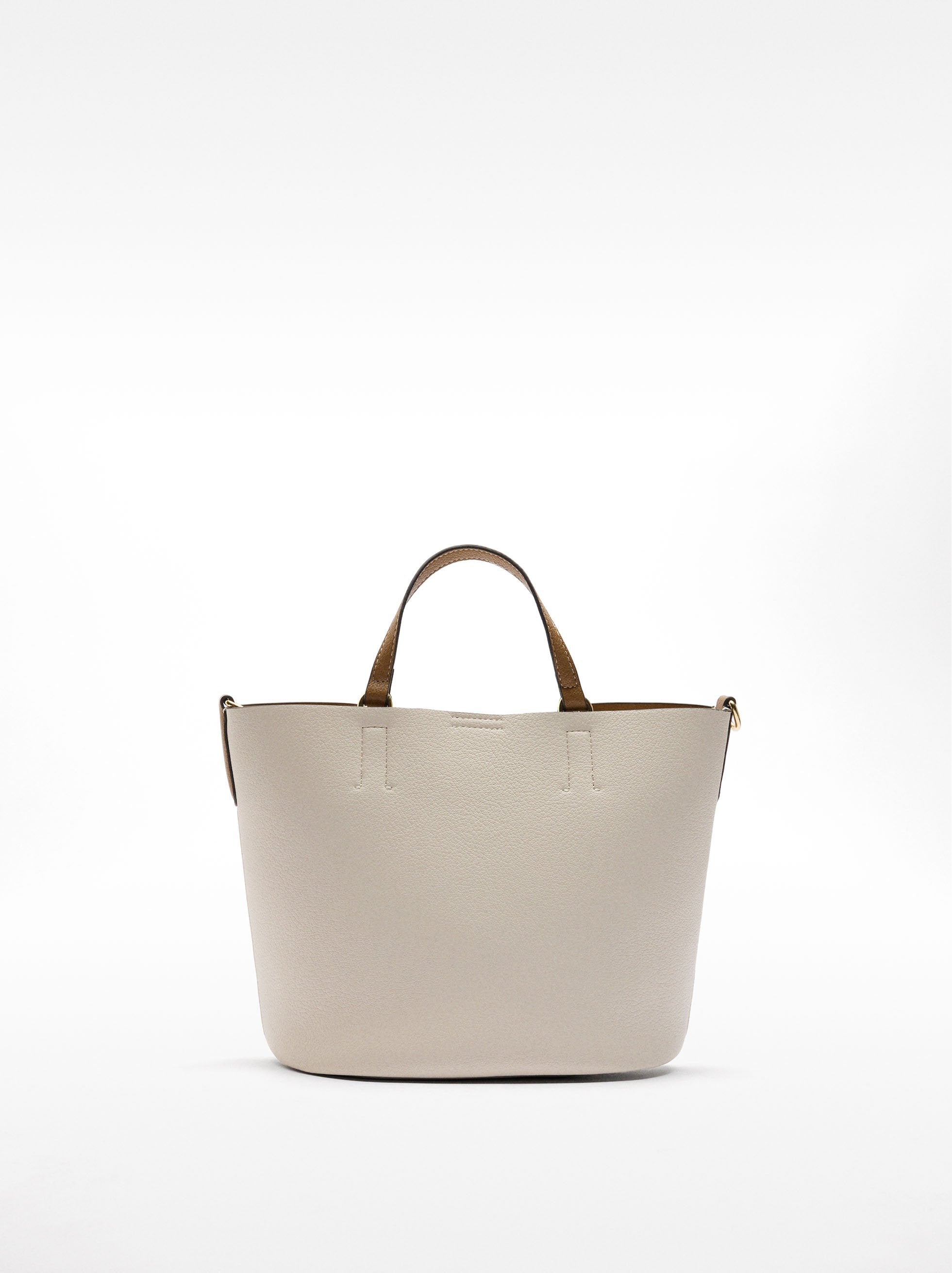 Cartera Tote Con Colgante