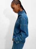Camisa Denim De Manga Larga
