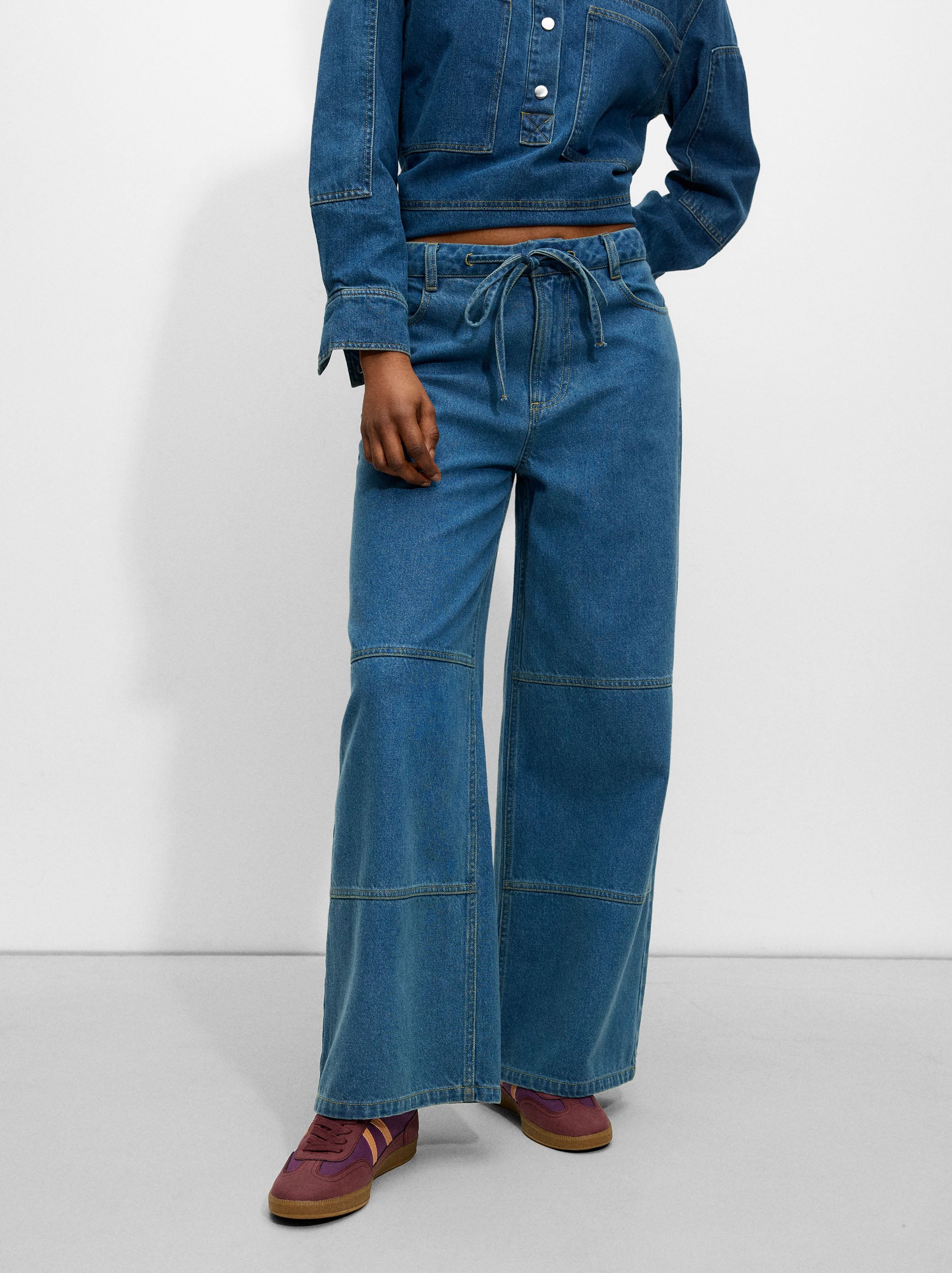 Pantalón Denim Wide Leg