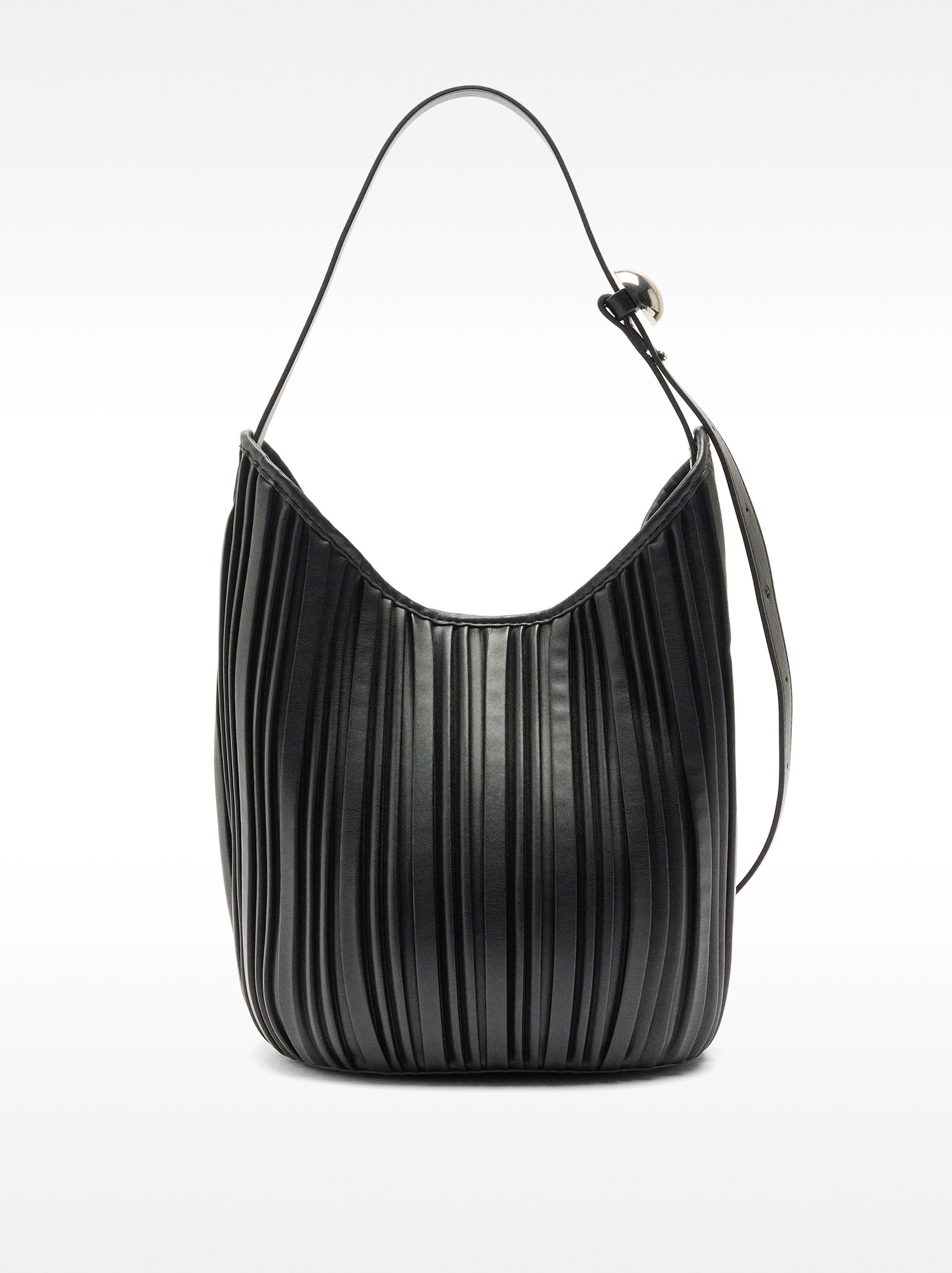 Bolso De Hombro Plisado Con Bolsa Extraíble
