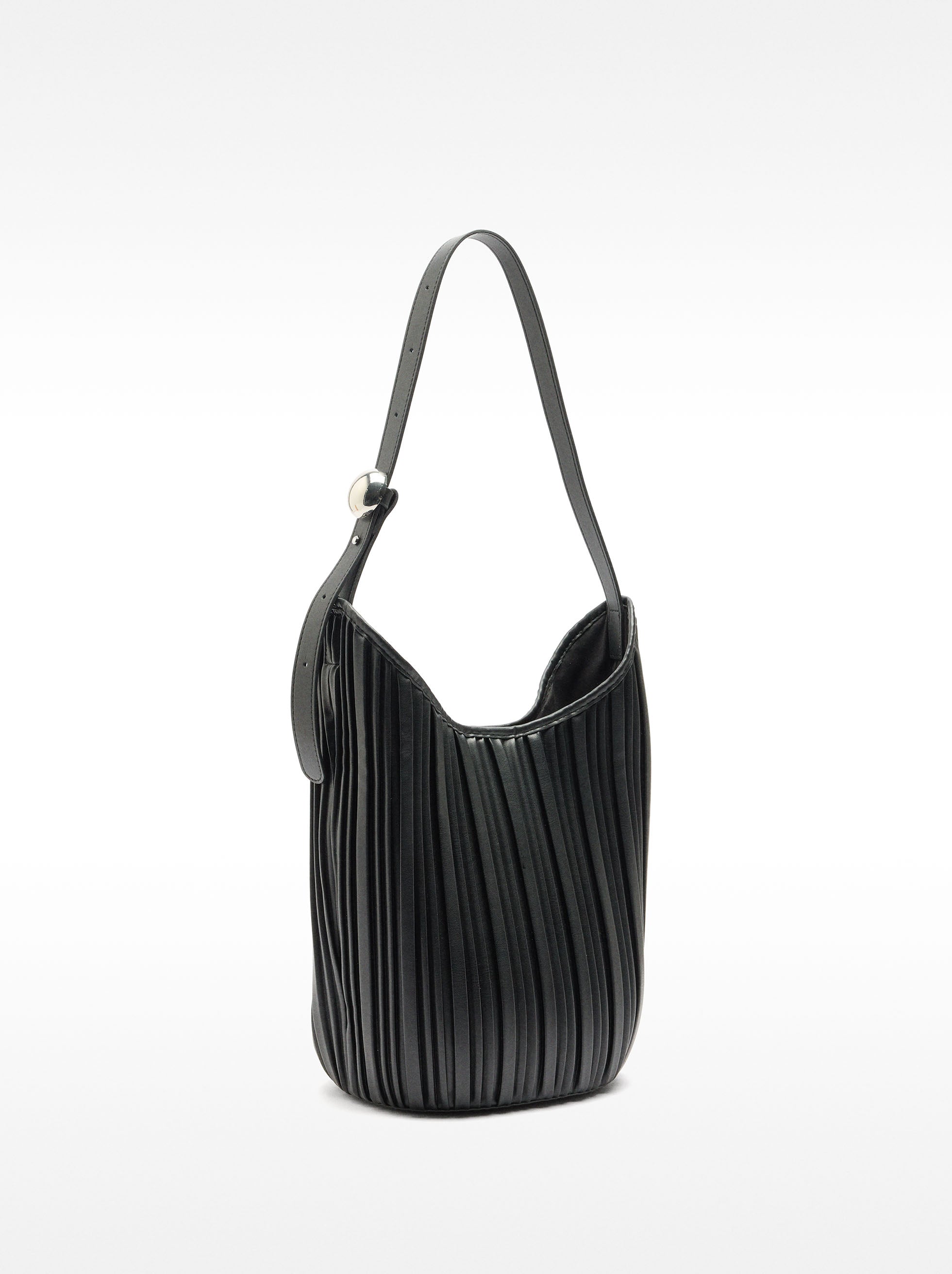 Bolso De Hombro Plisado Con Bolsa Extraíble