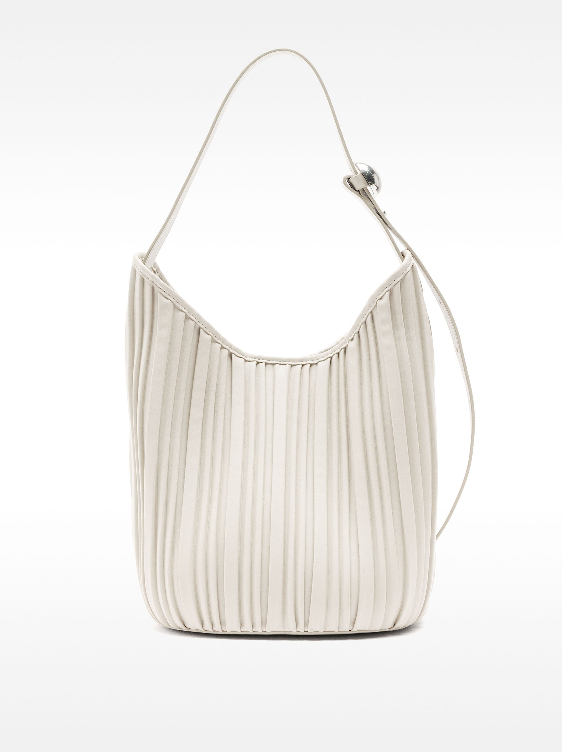 Bolso De Hombro Plisado Con Bolsa Extraíble