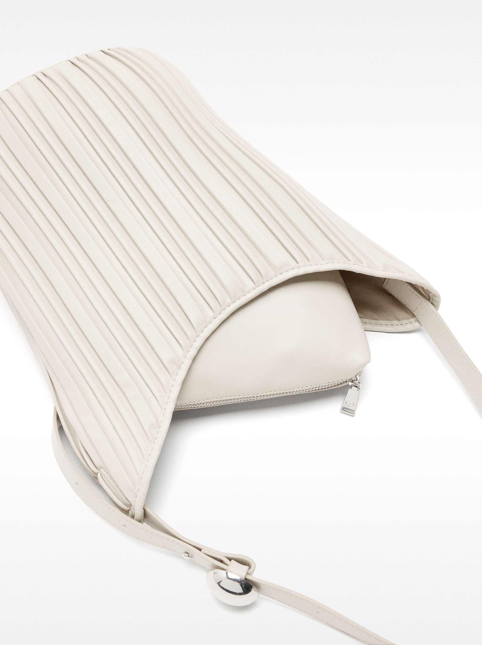Bolso De Hombro Plisado Con Bolsa Extraíble