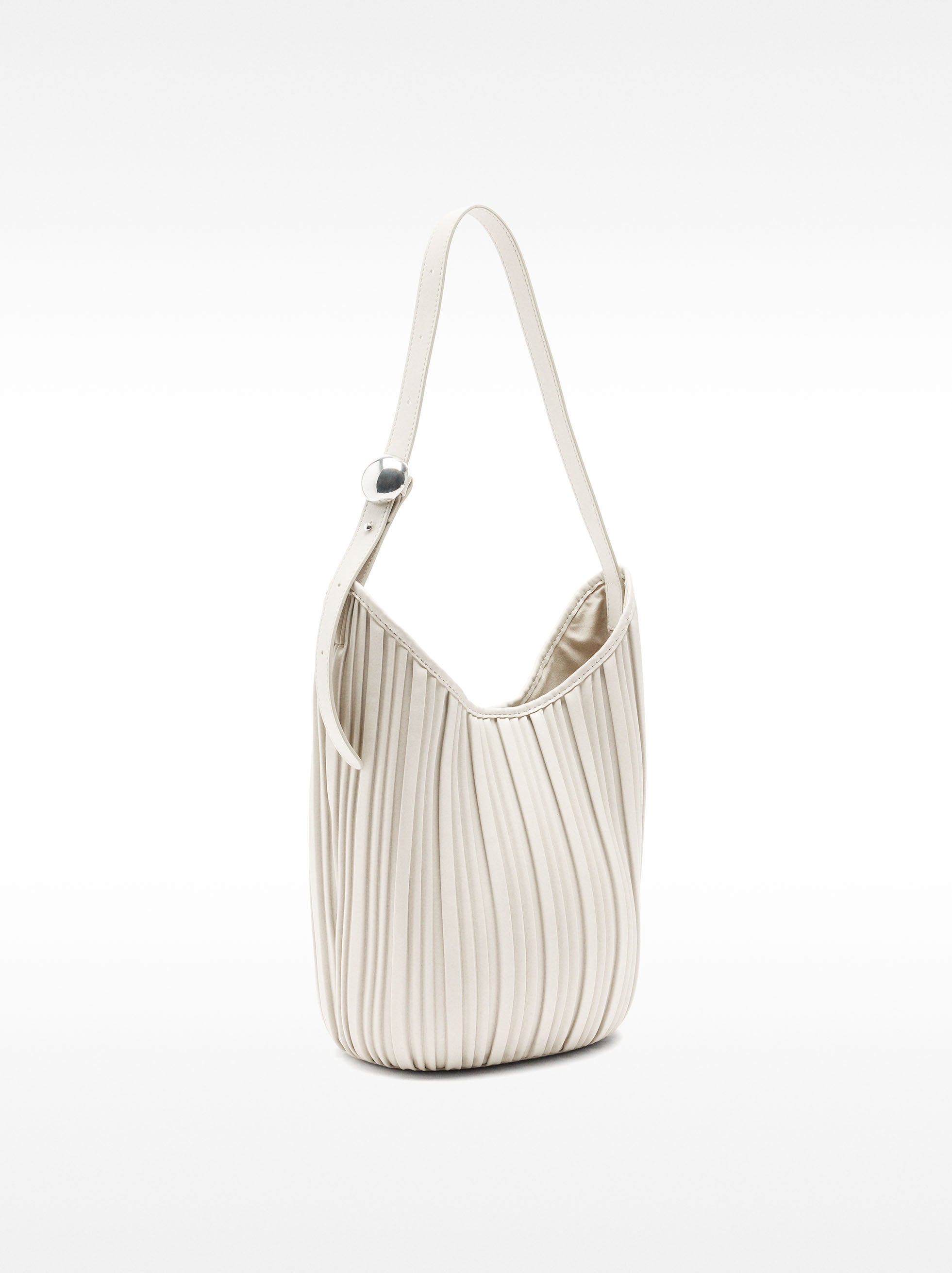Bolso De Hombro Plisado Con Bolsa Extraíble
