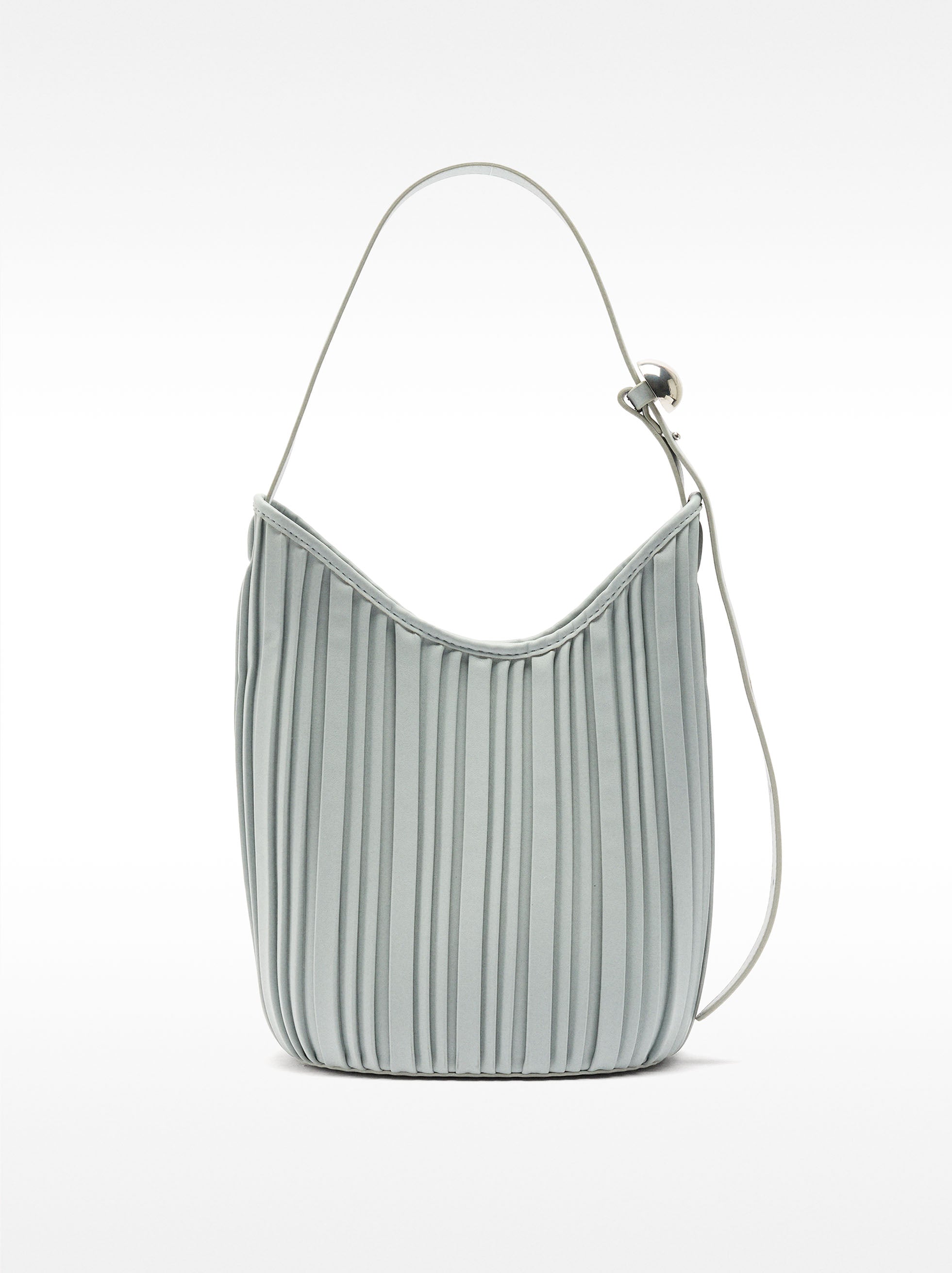 Bolso De Hombro Plisado Con Bolsa Extraíble
