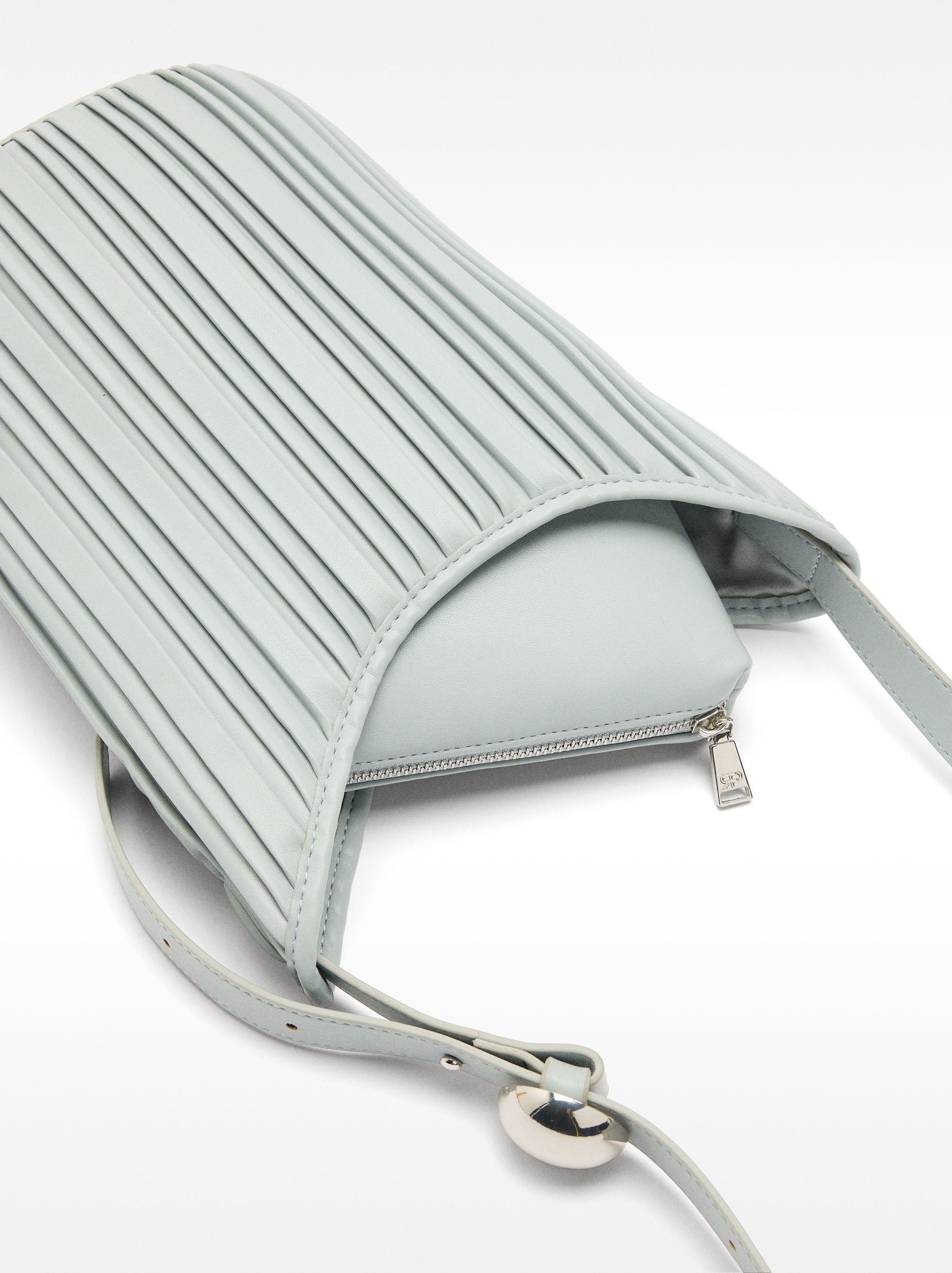 Bolso De Hombro Plisado Con Bolsa Extraíble