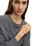 Pulsera Ajustable Placa Corazón - Acero Inoxidable