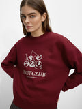 Sudadera Estampado Cerezas