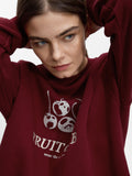 Sudadera Estampado Cerezas