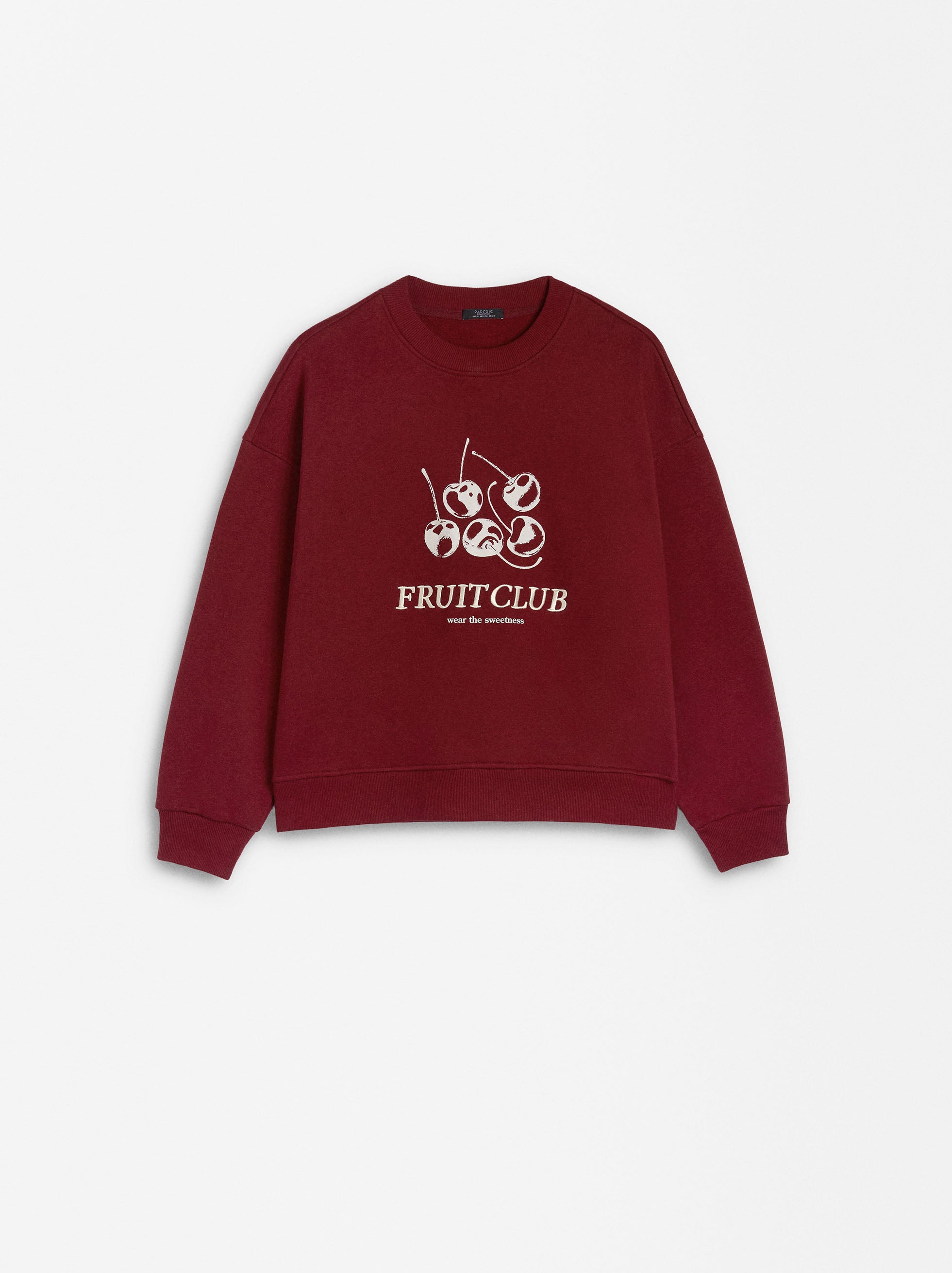 Sudadera Estampado Cerezas
