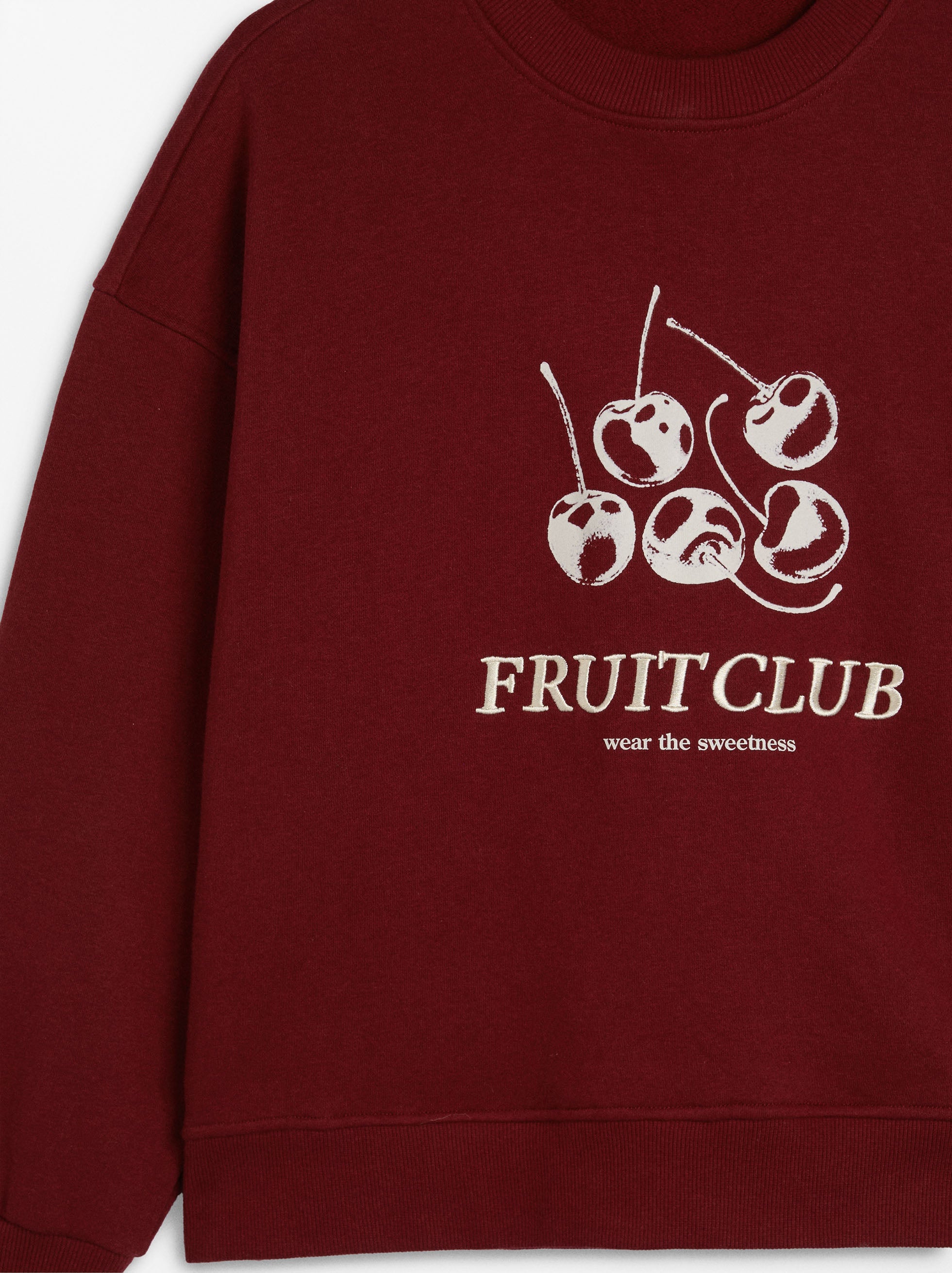 Sudadera Estampado Cerezas