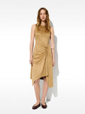 Vestido Con Efecto Ante