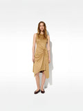 Vestido Con Efecto Ante