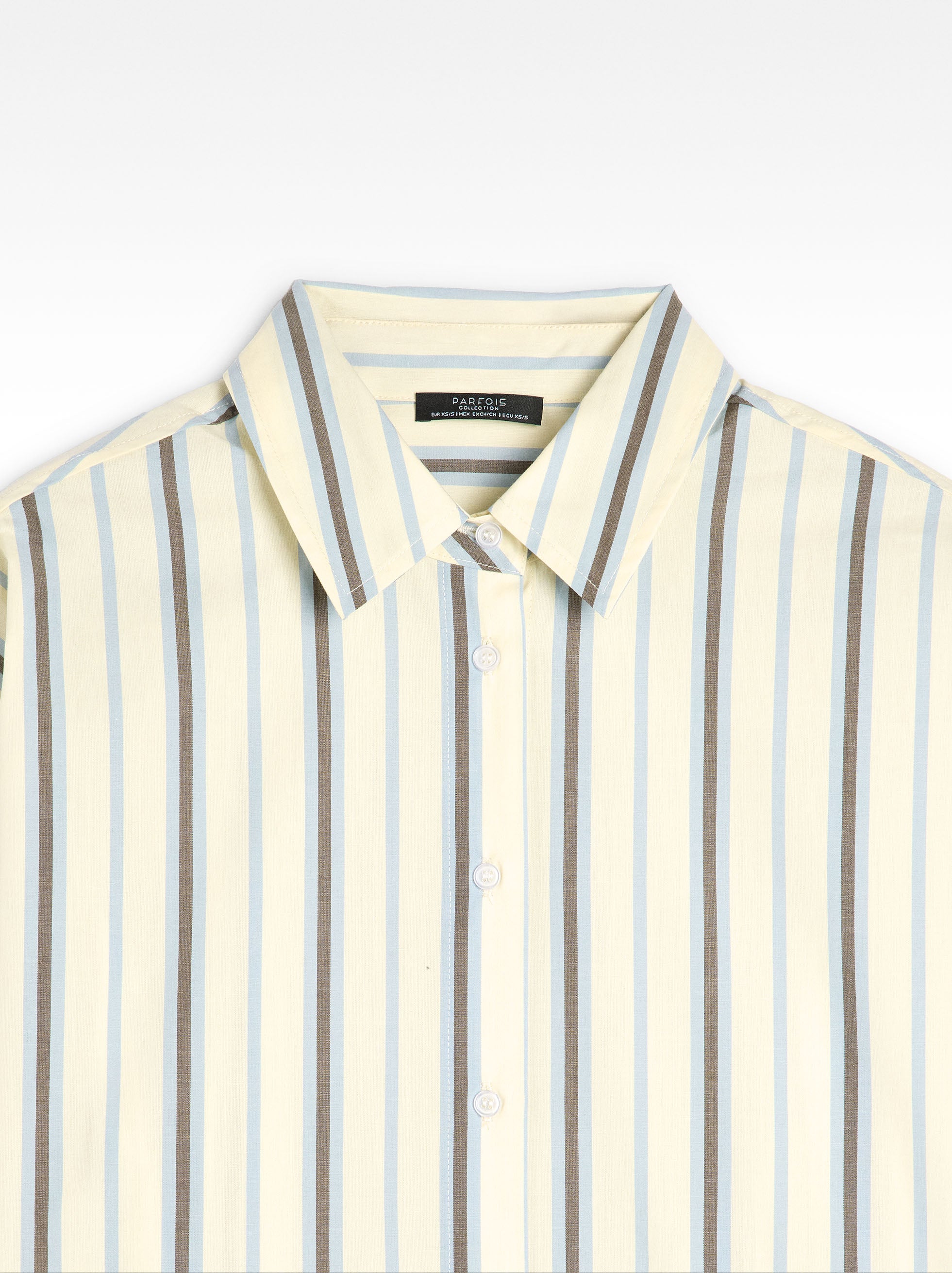 Camisa 100% Algodón A Rayas