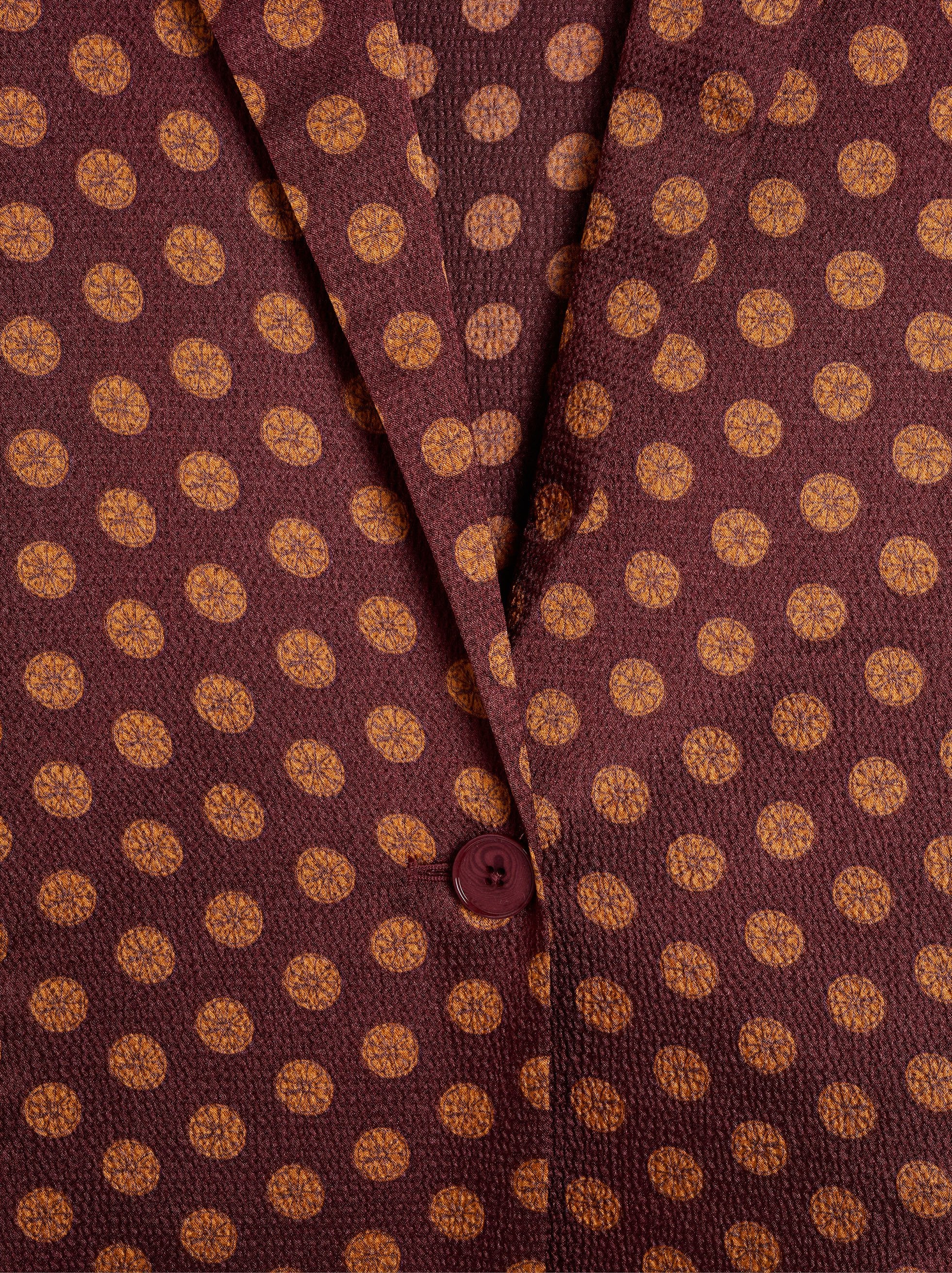 Blazer Estampado Satinado