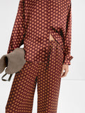 Camisa Estampada Satinada