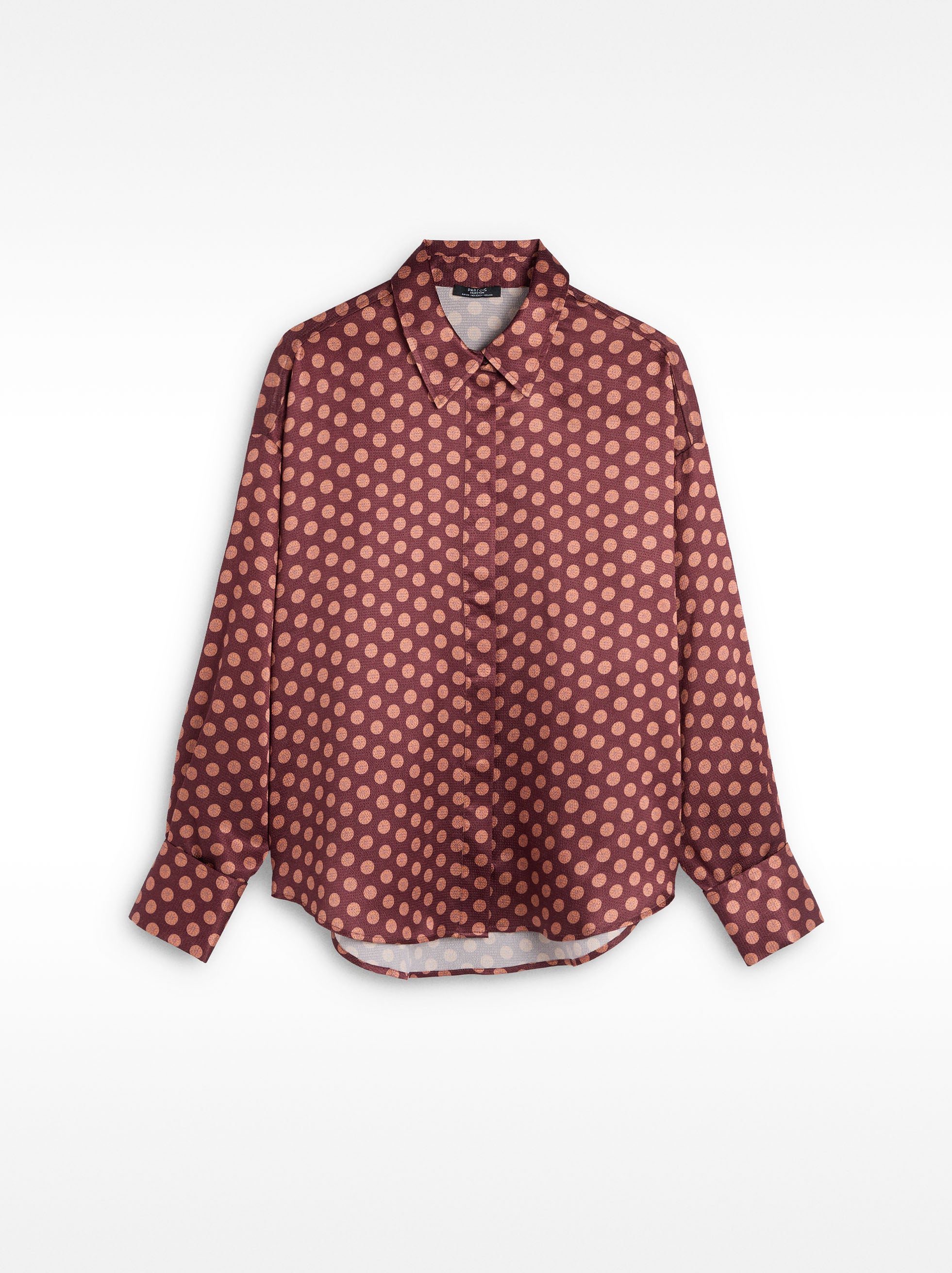 Camisa Estampada Satinada