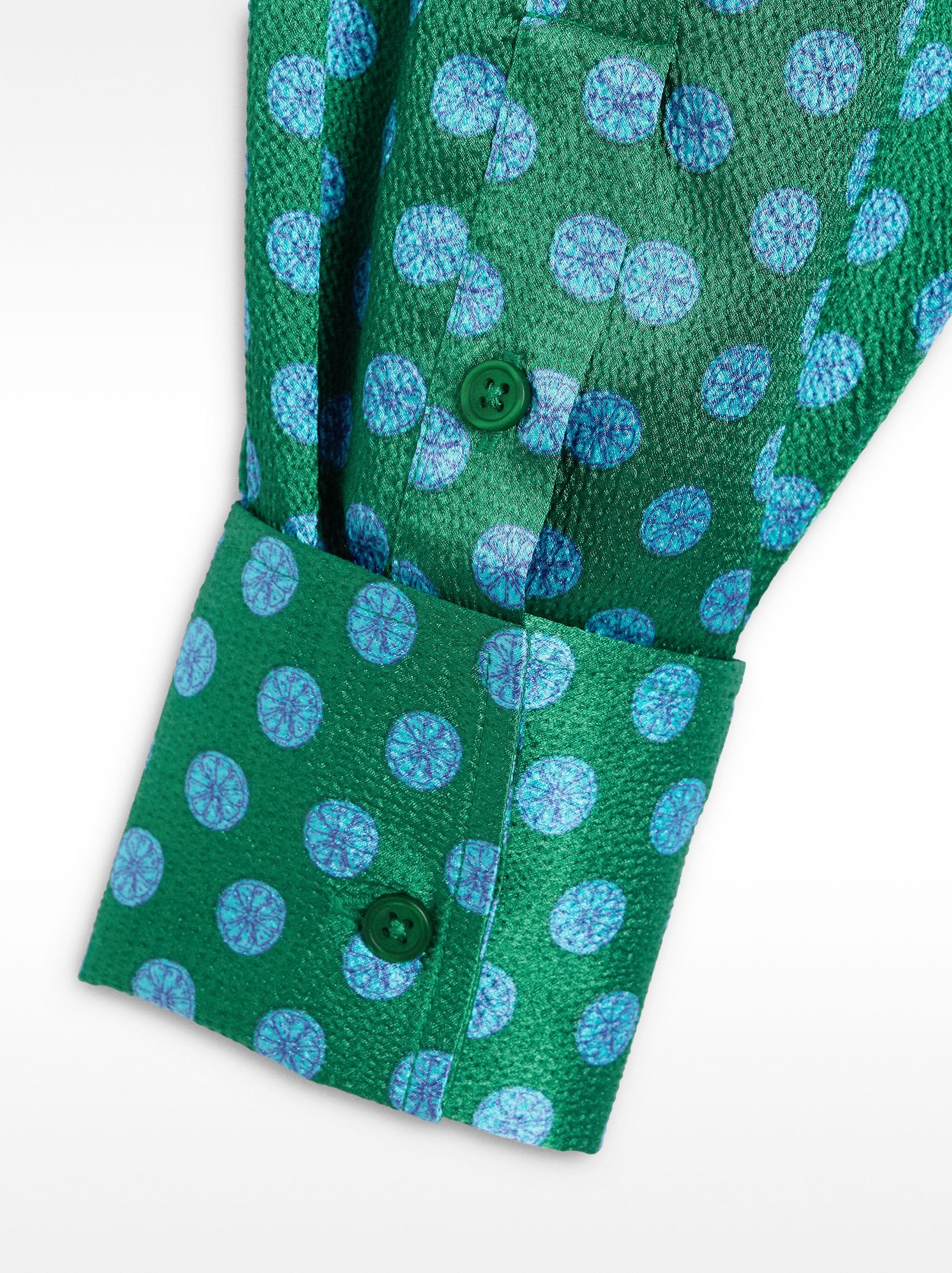 Camisa Estampada Satinada