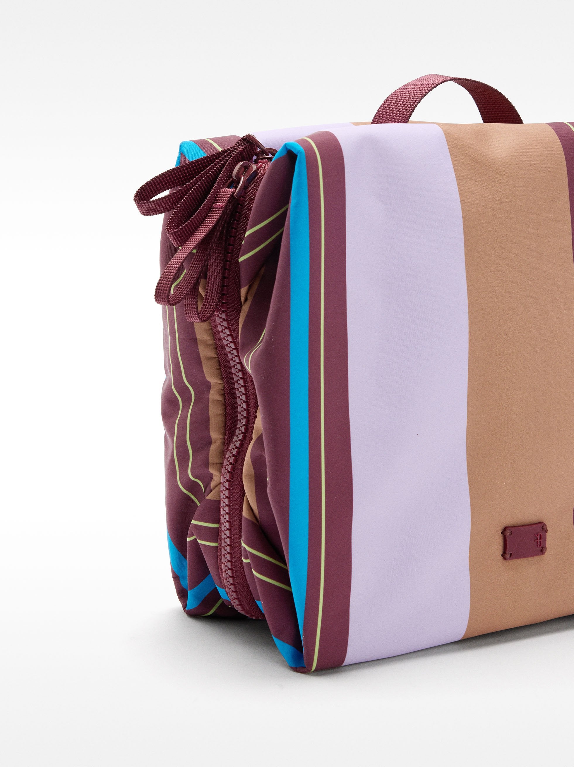 Neceser De Nylon A Rayas