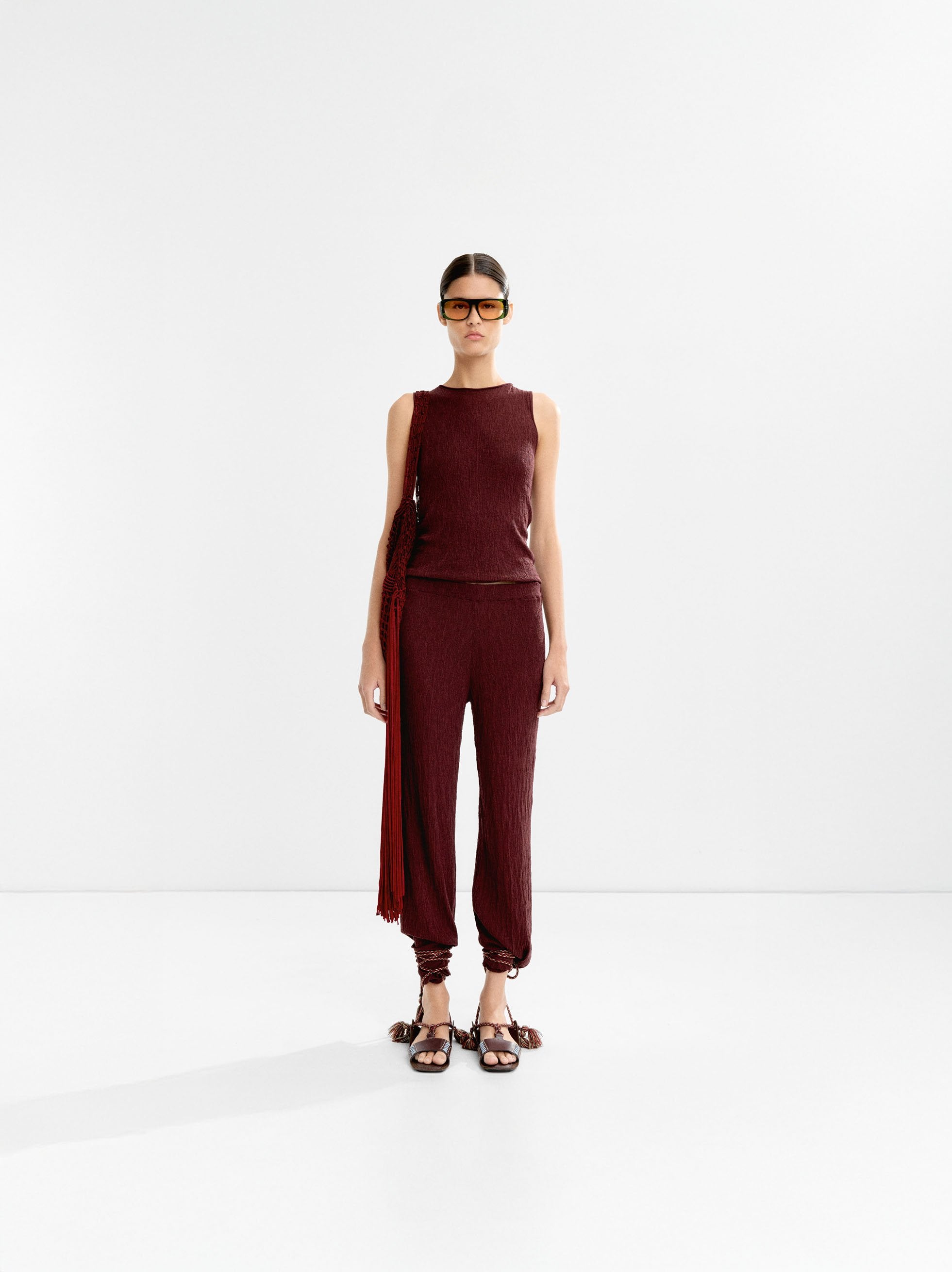 Pantalón De Punto Fluido