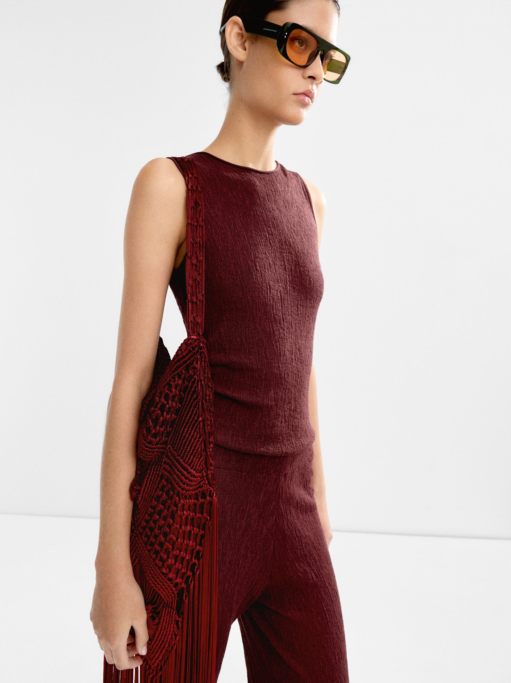 Top De Punto Sin Mangas