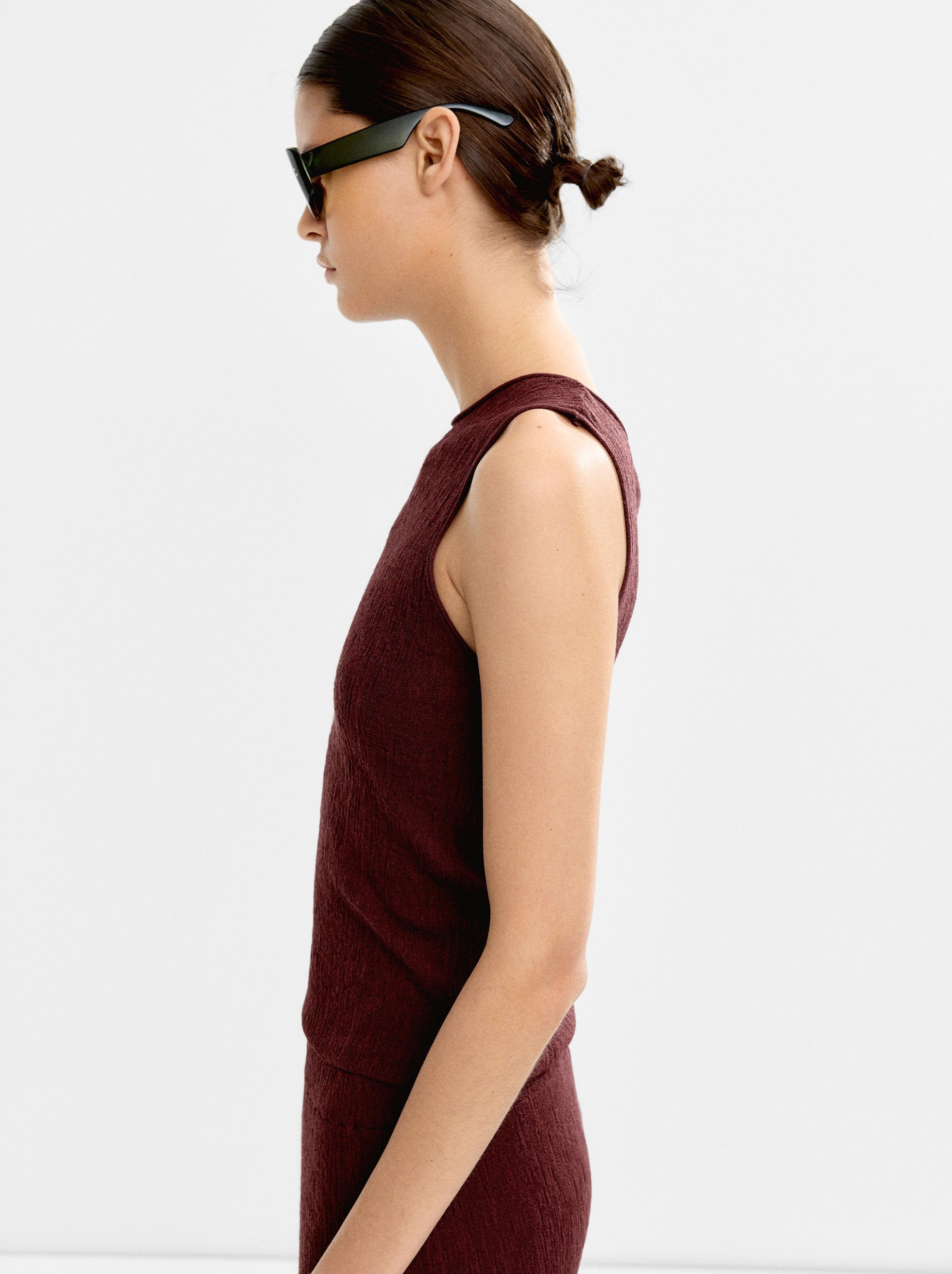 Top De Punto Sin Mangas