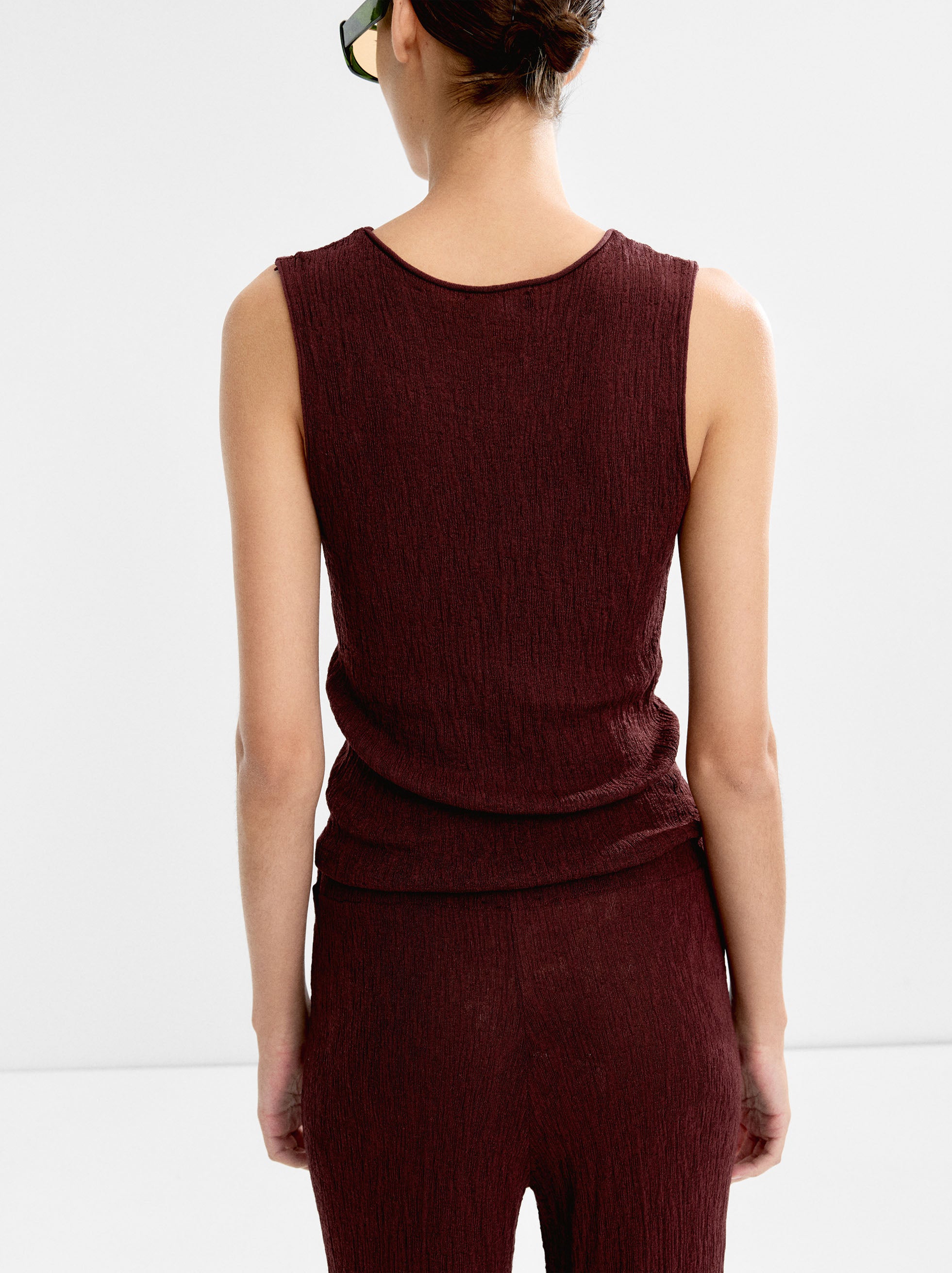 Top De Punto Sin Mangas