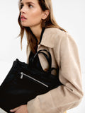 Bolsa Shopper De Nylon Con Colgante