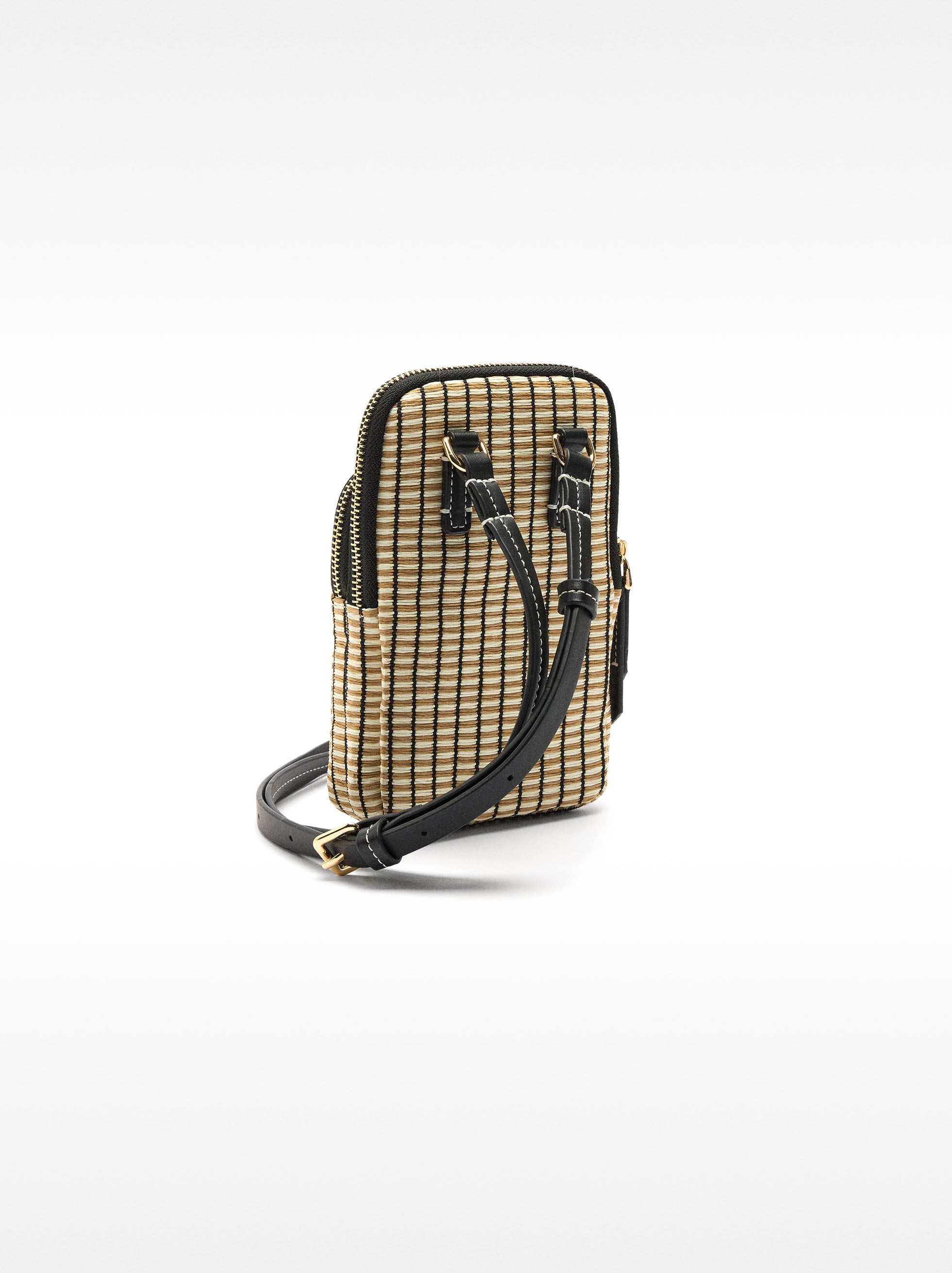 Cartera Para Móvil Efecto Rafia