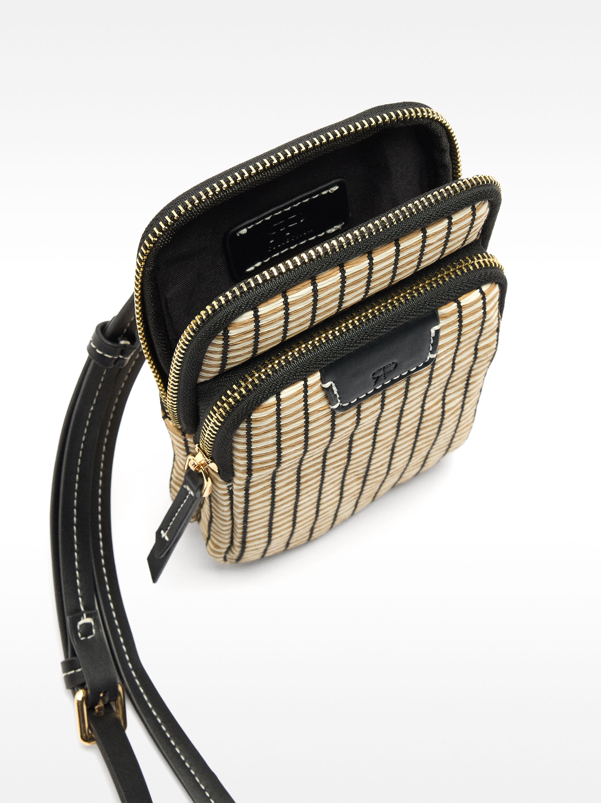 Cartera Para Móvil Efecto Rafia