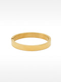 Pulsera Rígida Dorada - Acero Inoxidable