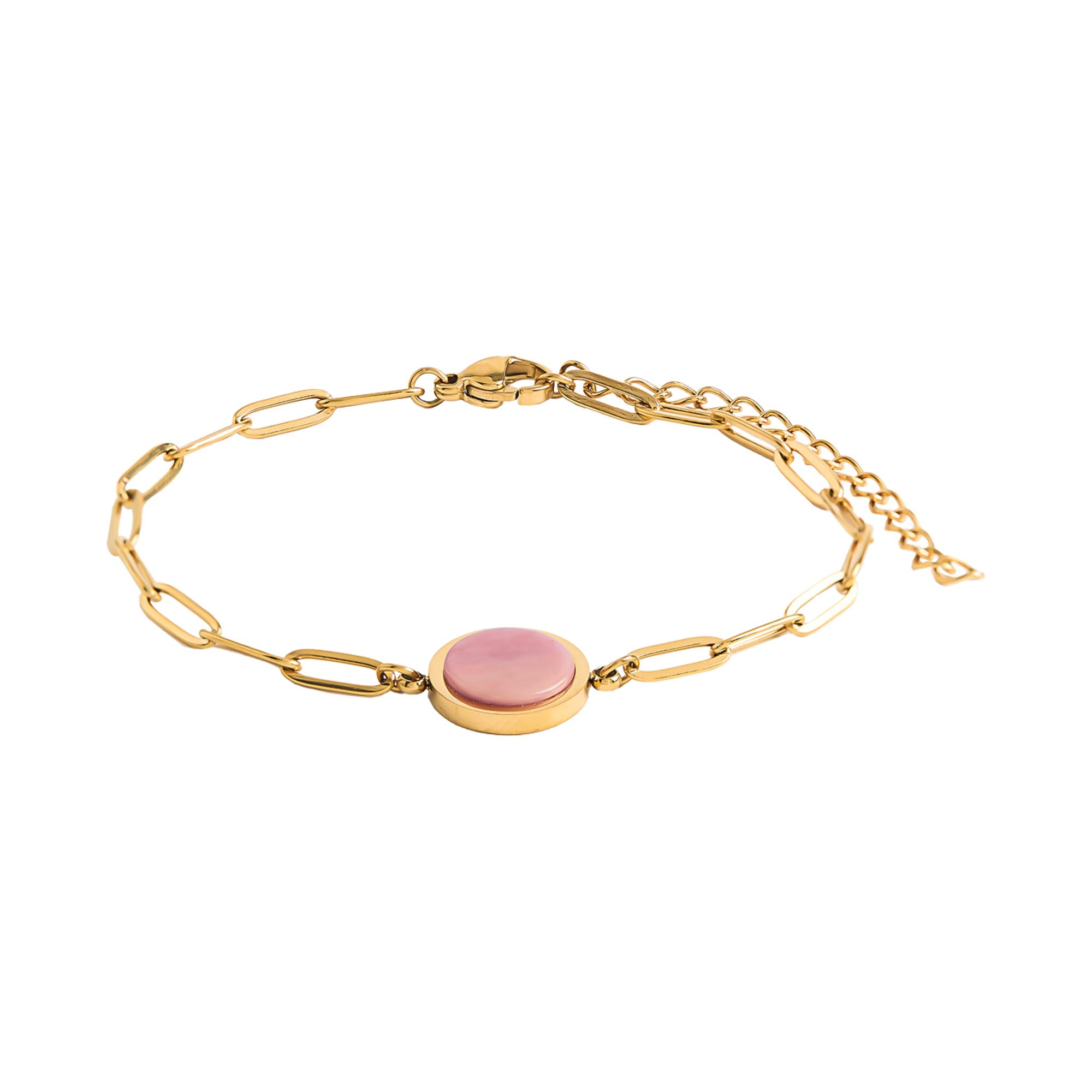 Pulsera Medalla Corazón - Acero Inoxidable