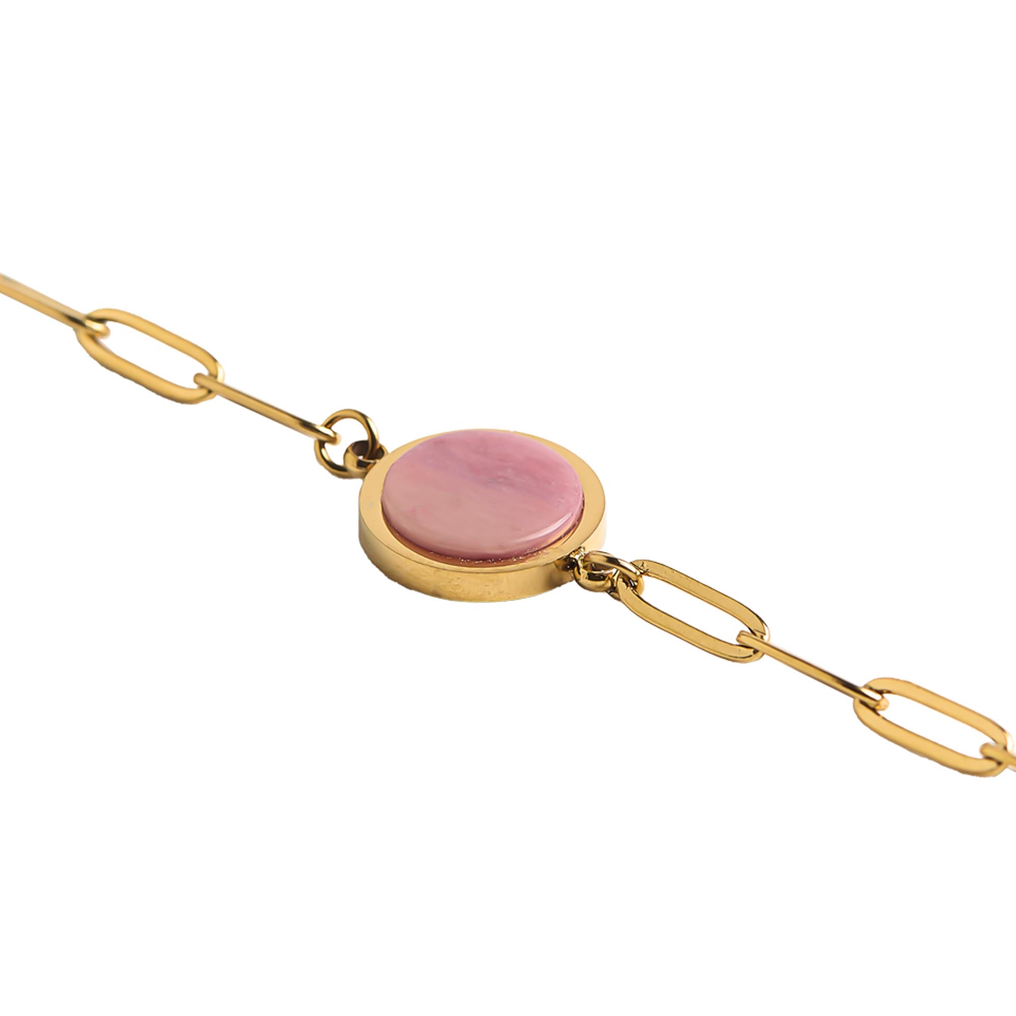 Pulsera Medalla Corazón - Acero Inoxidable
