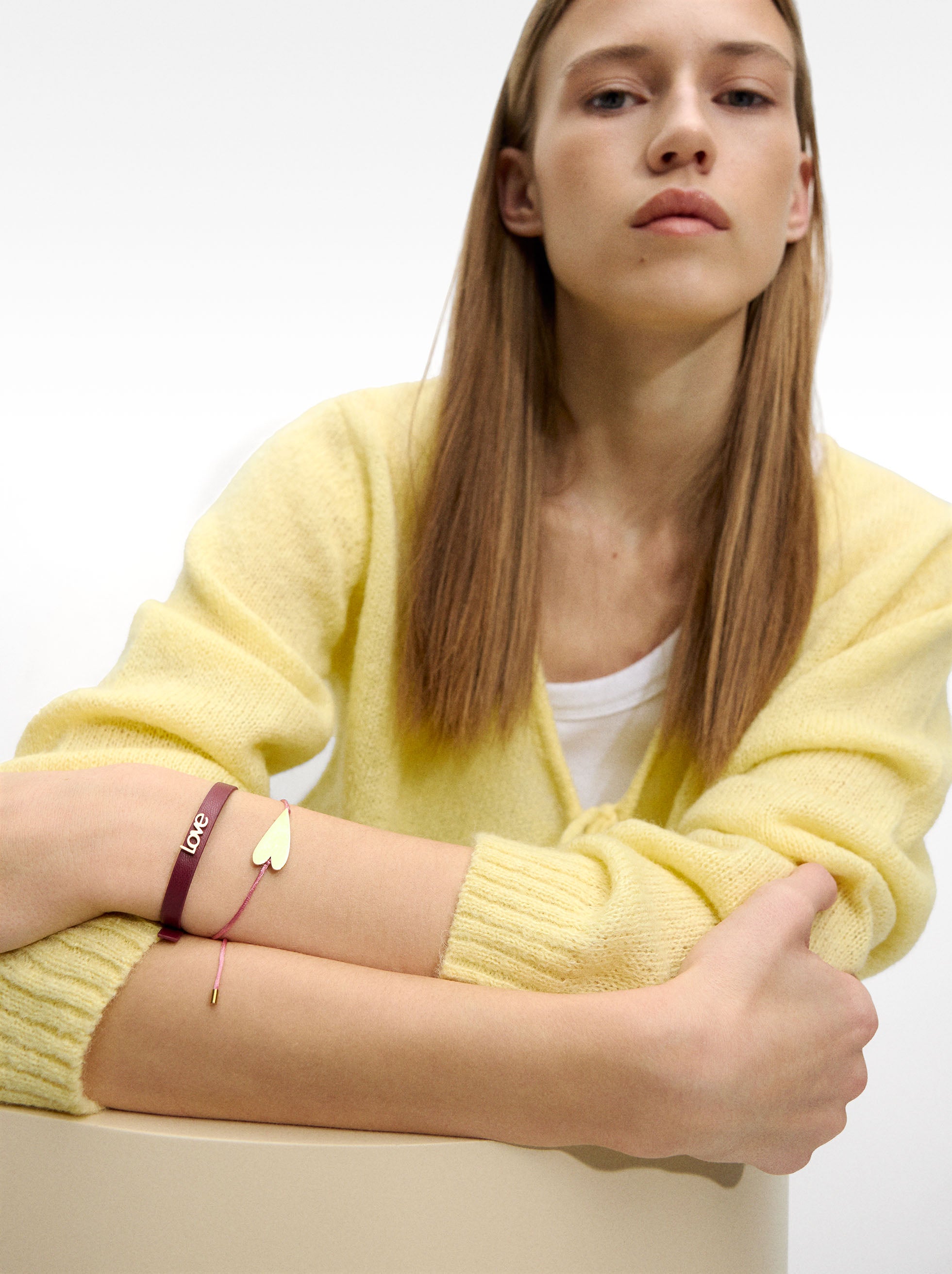 Pulsera Con Hebilla Love - Acero Inoxidable