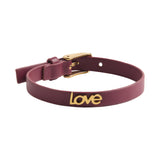 Pulsera Con Hebilla Love - Acero Inoxidable
