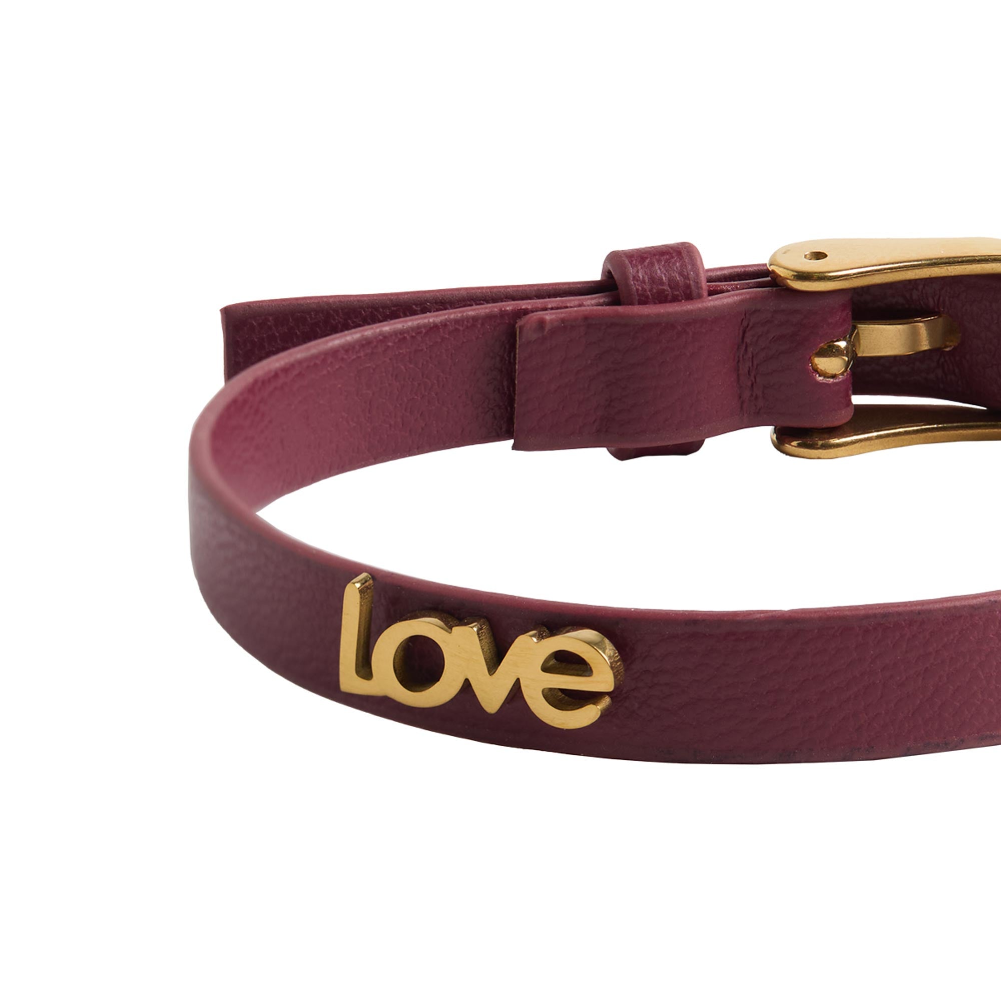 Pulsera Con Hebilla Love - Acero Inoxidable