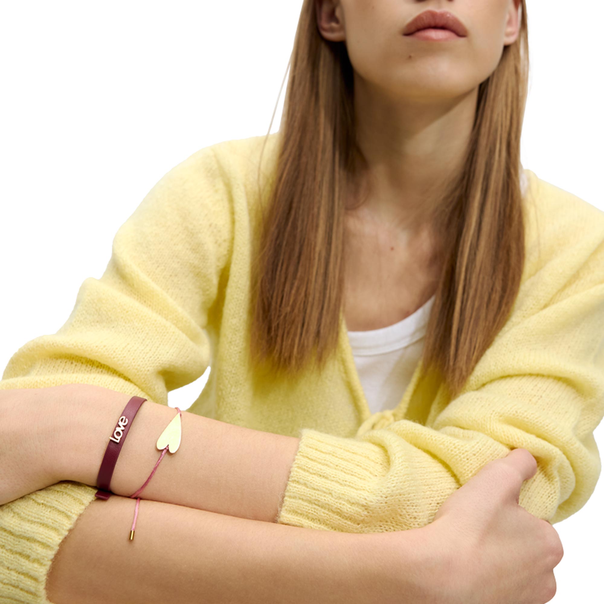 Pulsera Con Hebilla Love - Acero Inoxidable