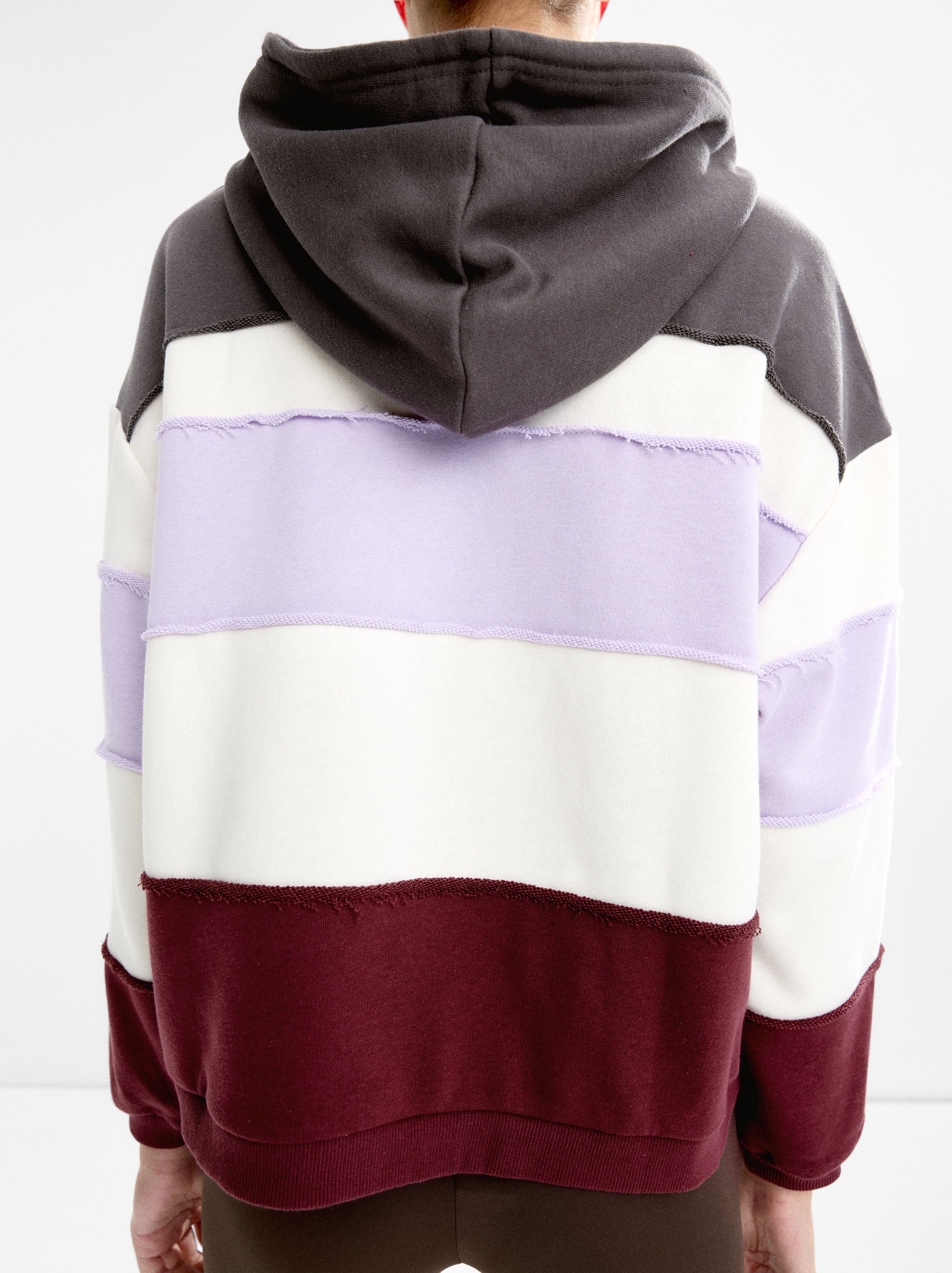 Sudadera De Algodón A Rayas