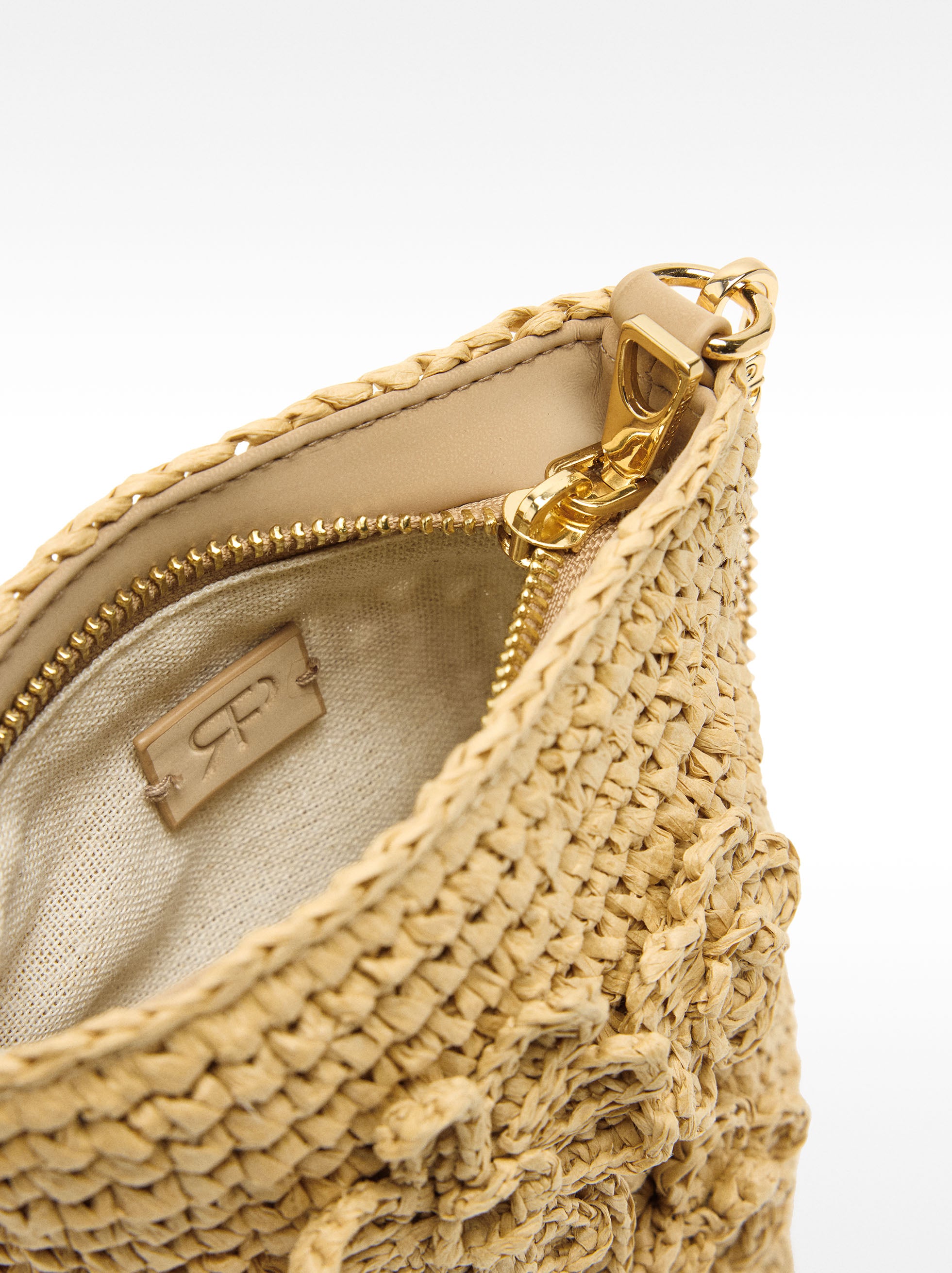 Bolso Para Móvil Efecto Rafia