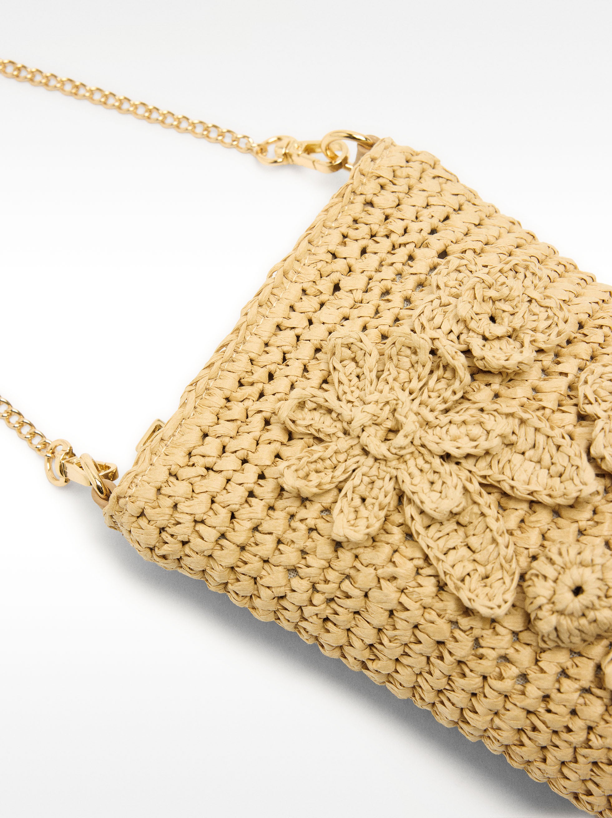 Bolso Para Móvil Efecto Rafia