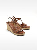 Sandalias De Cuña Cruzadas