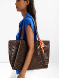 Bolso Shopper De Efecto Rafia Con Bolsa Extraíble