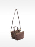 Bolso Tote Con Efecto Rafia Y Bolsa Extraíble