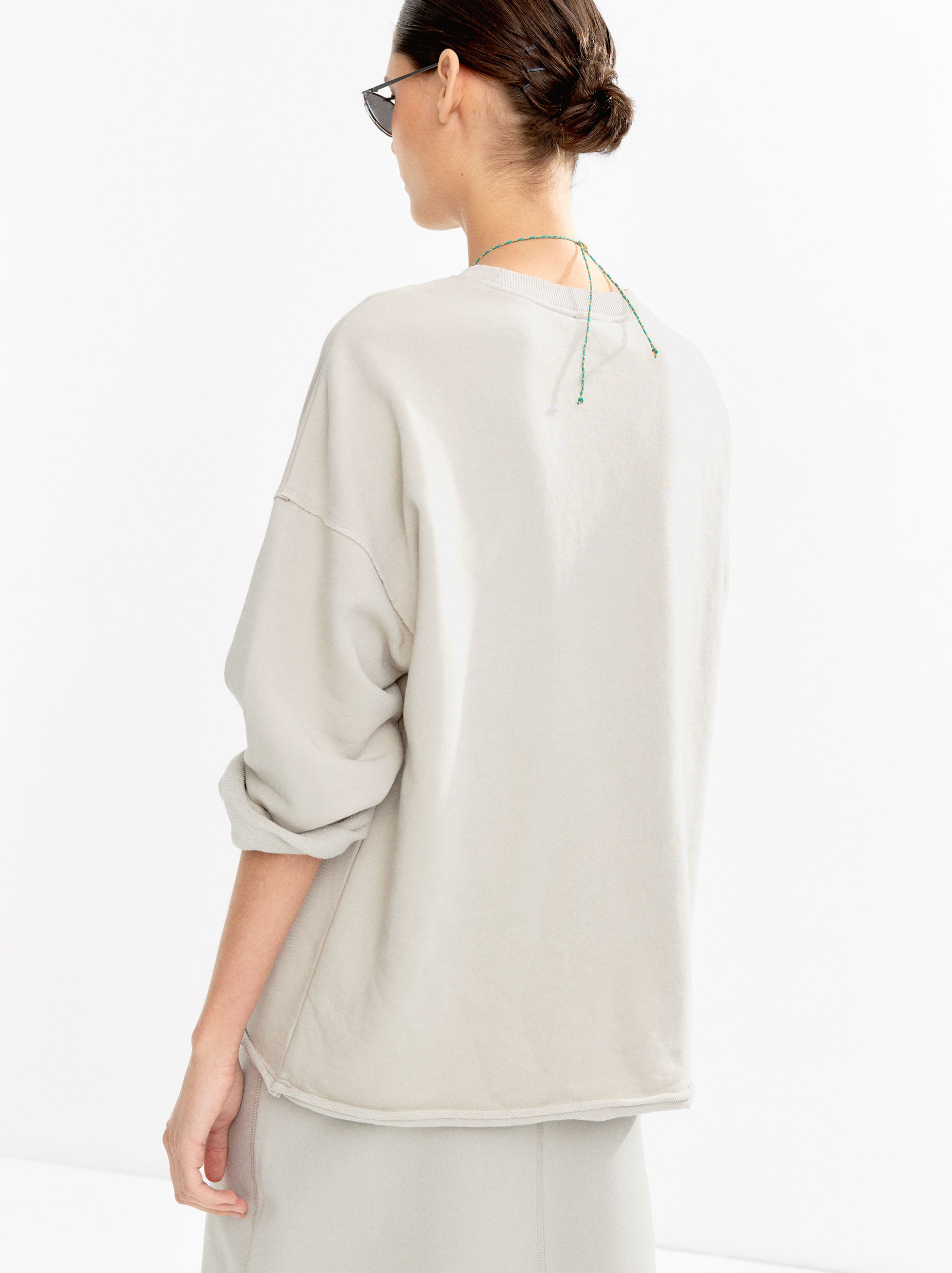 Sudadera Con Algodón Y Bordado