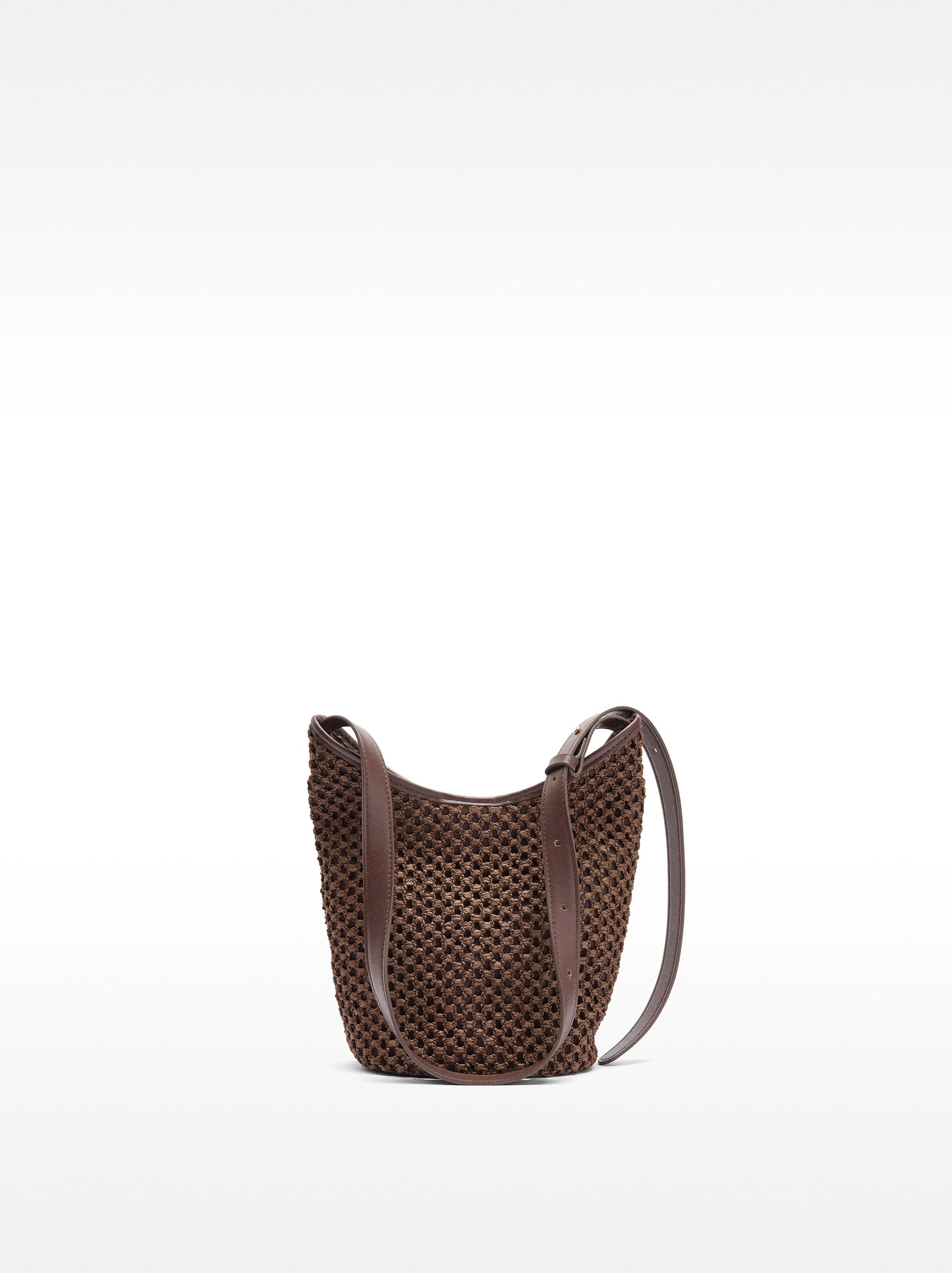 Bolso Bombonera Con Efecto Rafia Y Bolsa Extraíble S