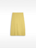 Falda Midi Con Pespuntes