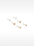Set De Aretes Con Circonitas