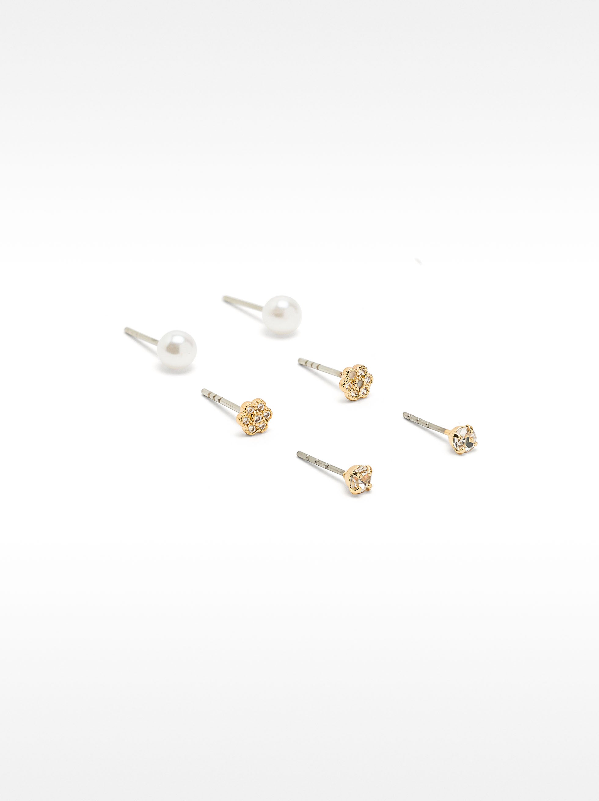 Set De Aretes Con Circonitas