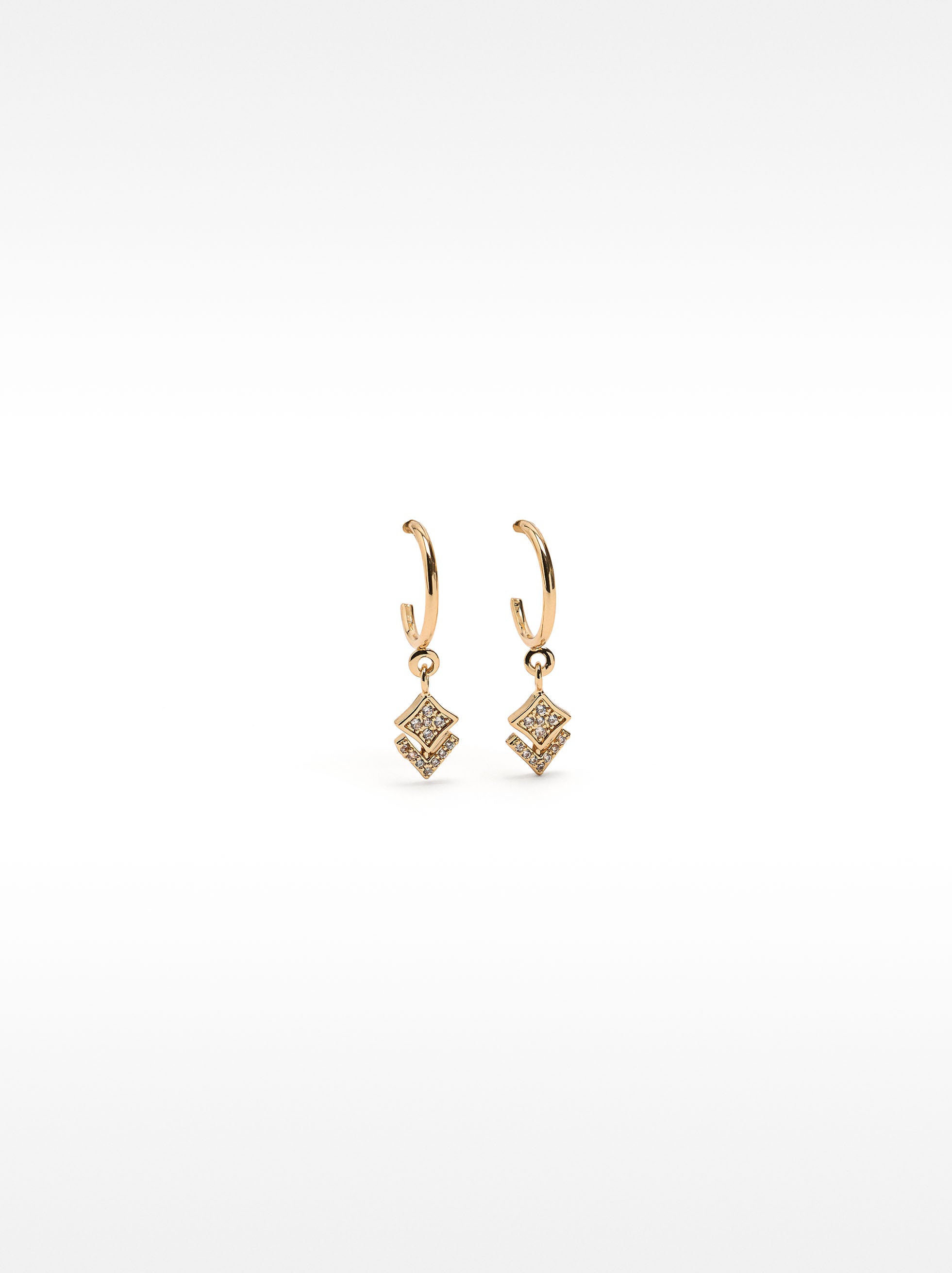 Aretes Rombo Zircónias